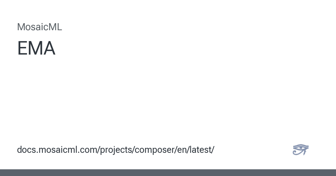 EMA - Composer