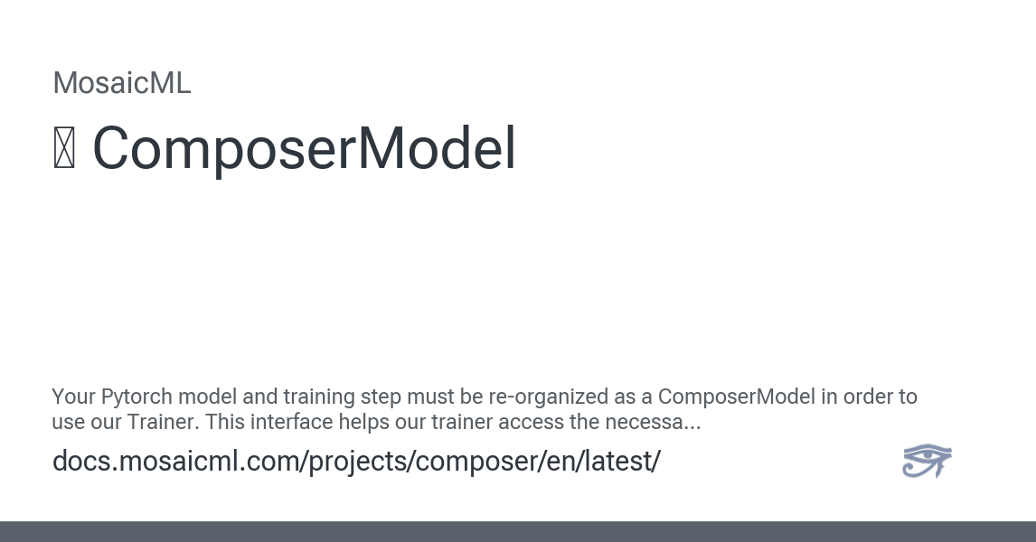 🛻 ComposerModel - Composer