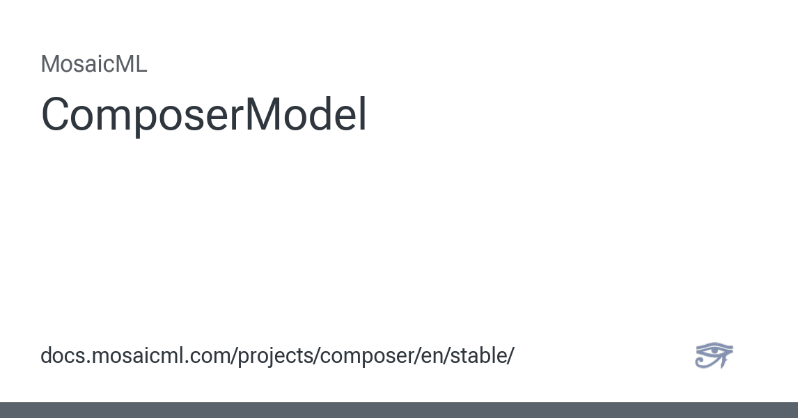 ComposerModel - Composer